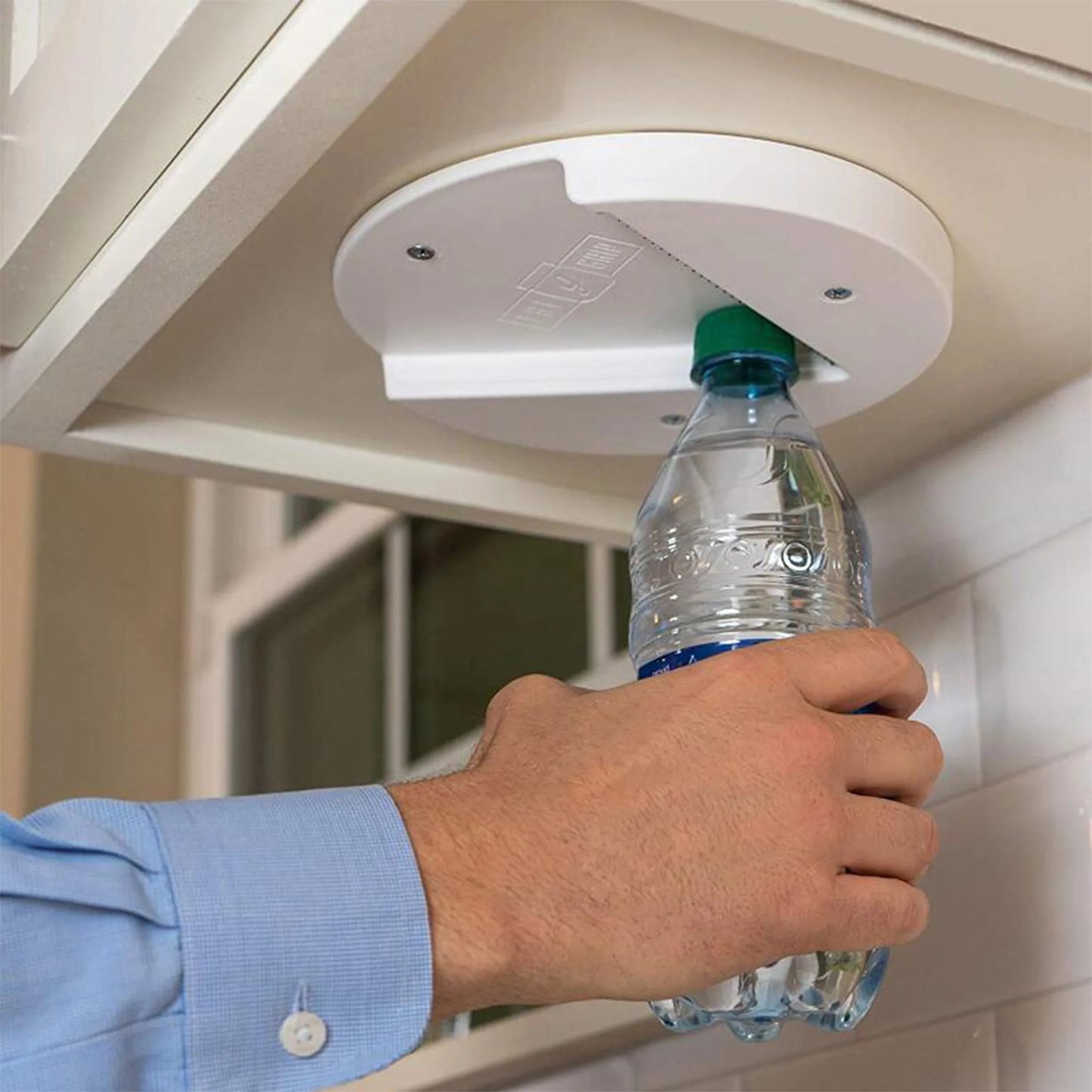 Cabinet-Mount Easy Jar Opener