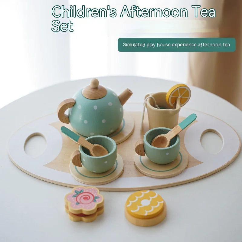 Children's Wooden Play Time Set