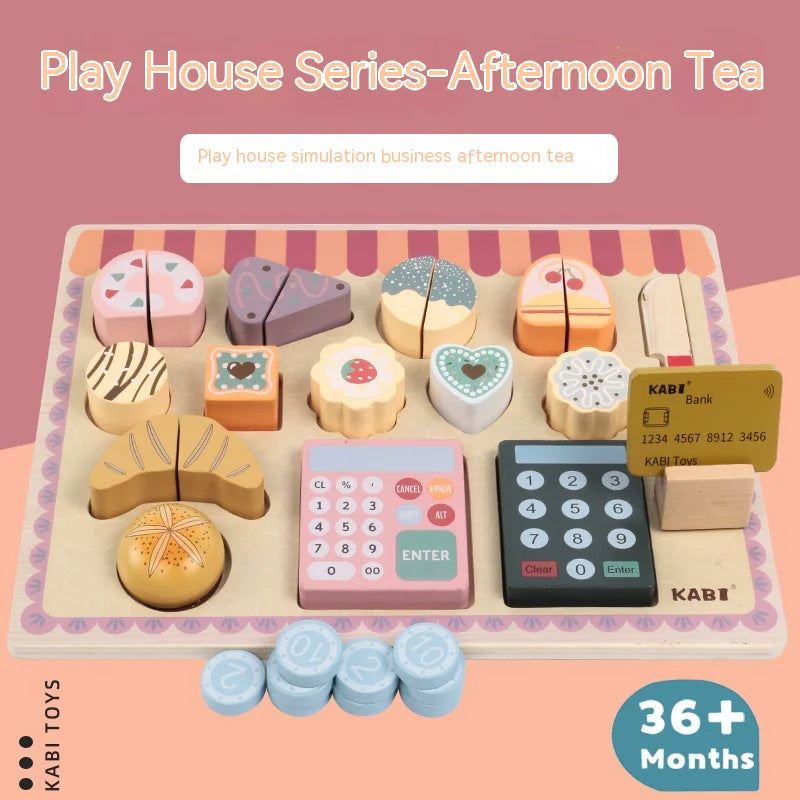 Children's Wooden Play Time Set