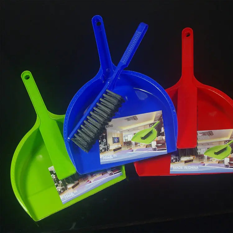 Compact Household Broom and Dustpan Kit