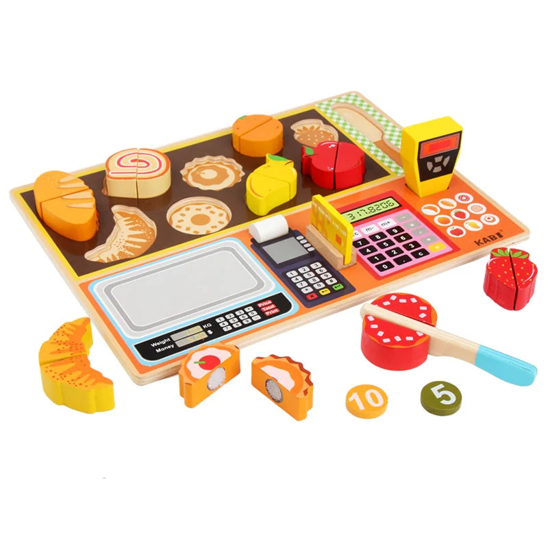 Children's Wooden Play Time Set