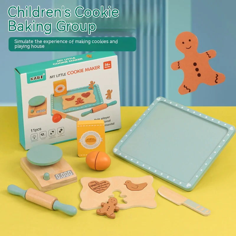 Children's Wooden Play Time Set