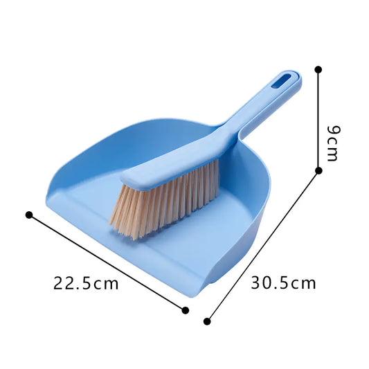 Compact Household Broom and Dustpan Kit