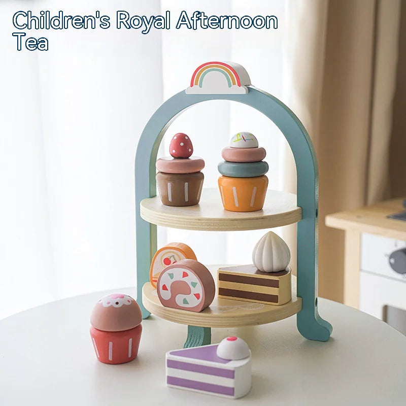 Children's Wooden Play Time Set