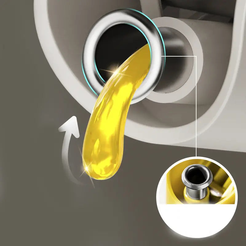 Spill-Proof Glass Oil Dispenser