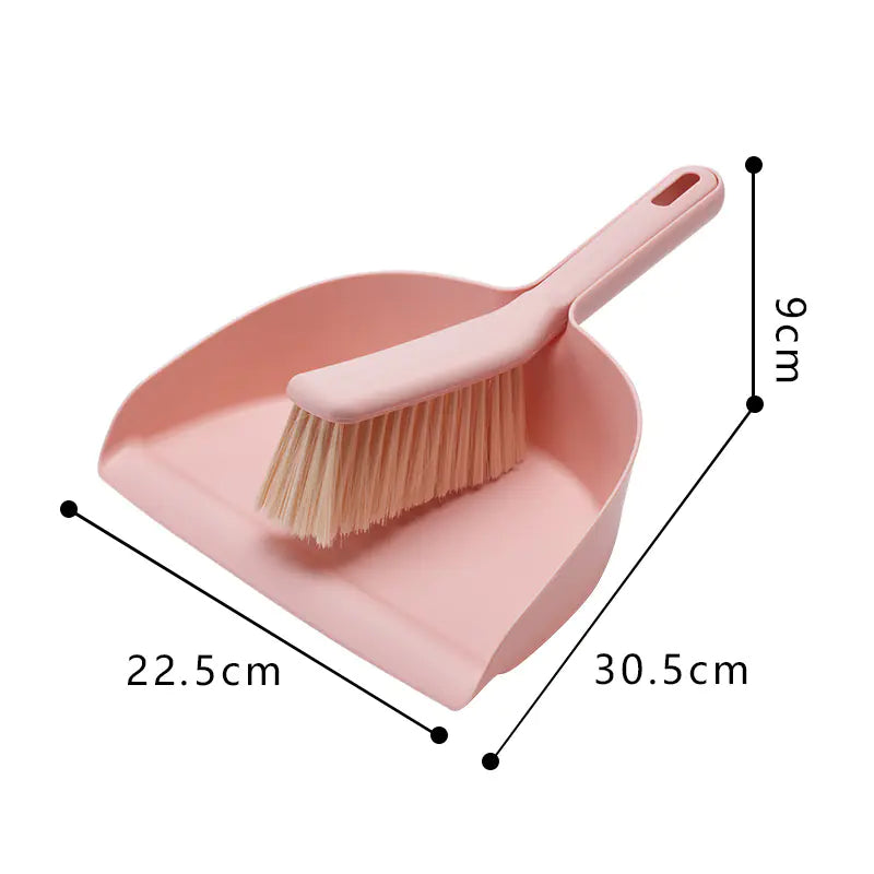 Compact Household Broom and Dustpan Kit