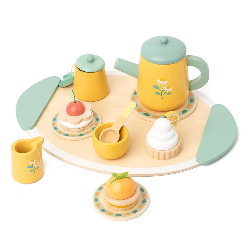 Children's Wooden Play Time Set