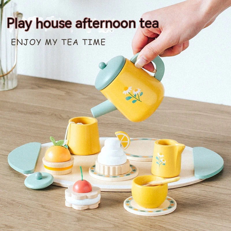 Children's Wooden Play Time Set